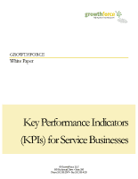 Key Performance Indicators for the Service Industry