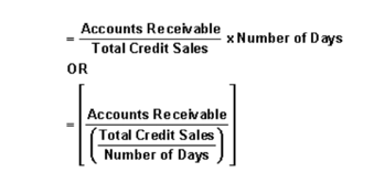 Days sales outstanding (DSO) Formula