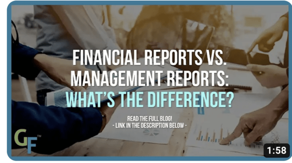 The difference between financial reports and management reports